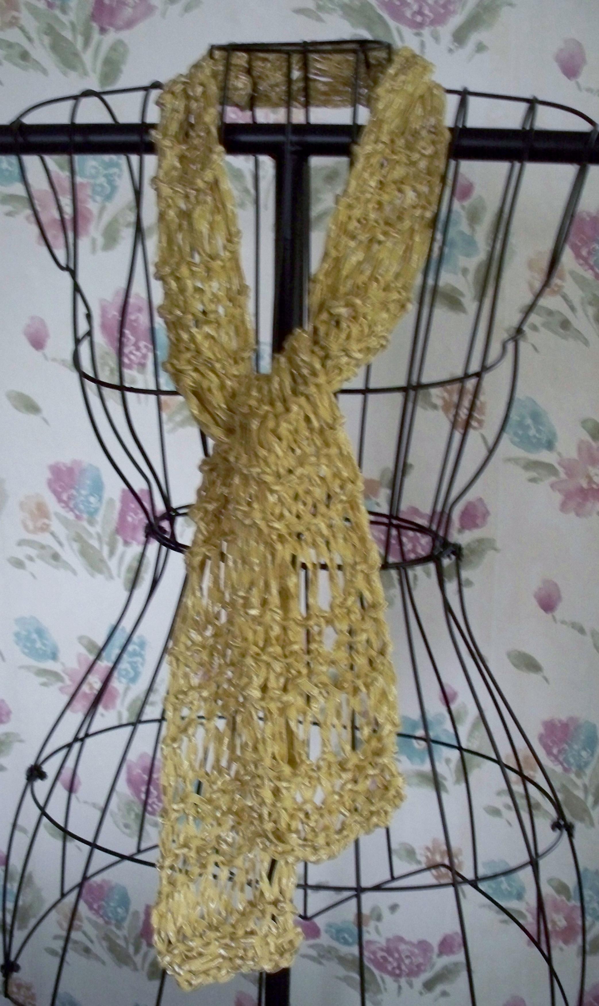 Silk  Ribcage Scarf